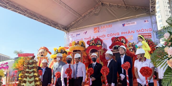Công ty tổ chức lễ khởi công tại HCM | Tổ chức khởi công công trình AKARI Hoàng Nam HCM